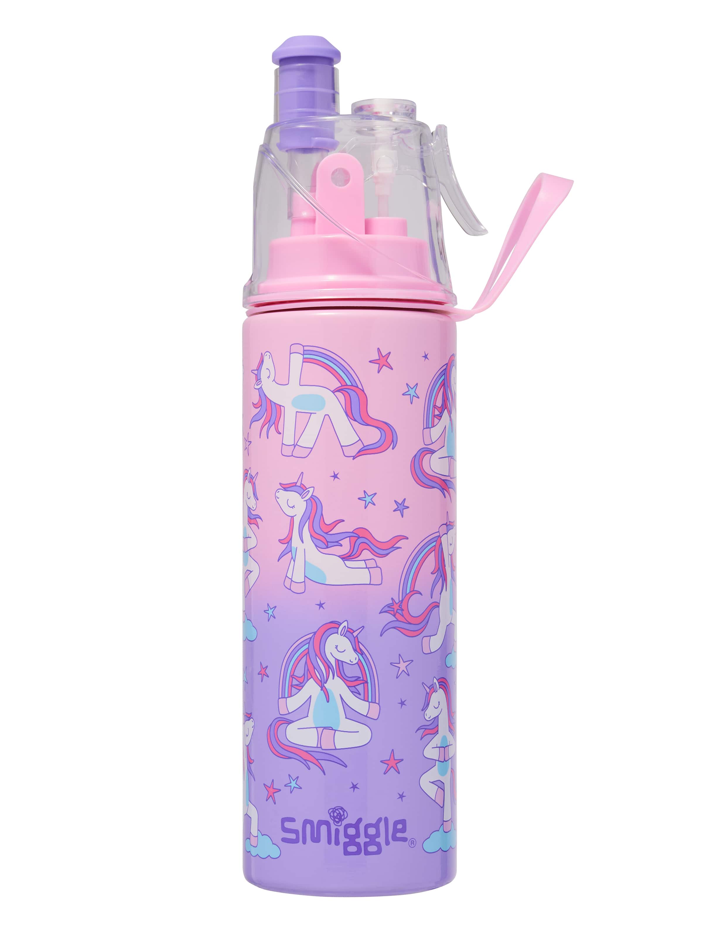 Smiggle - Energize Water Spray 500ML Steel Bottle