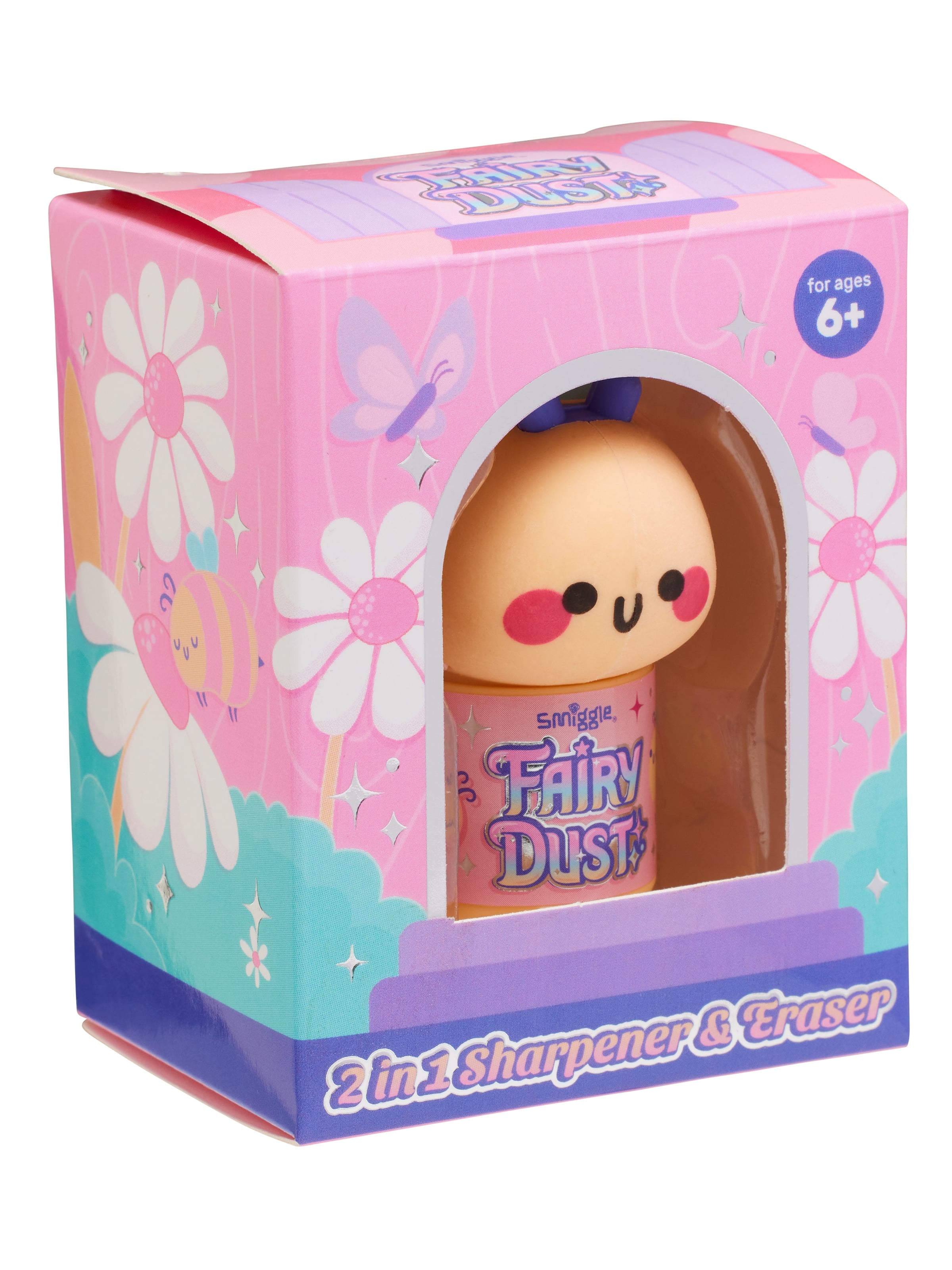 Smiggle - Fairy Dust 2-in-1 Sharpener and Eraser