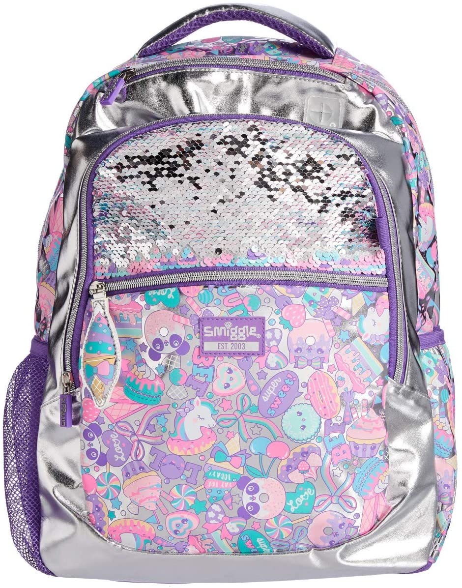 Smiggle - Flashy Sequin Classic School Backpack