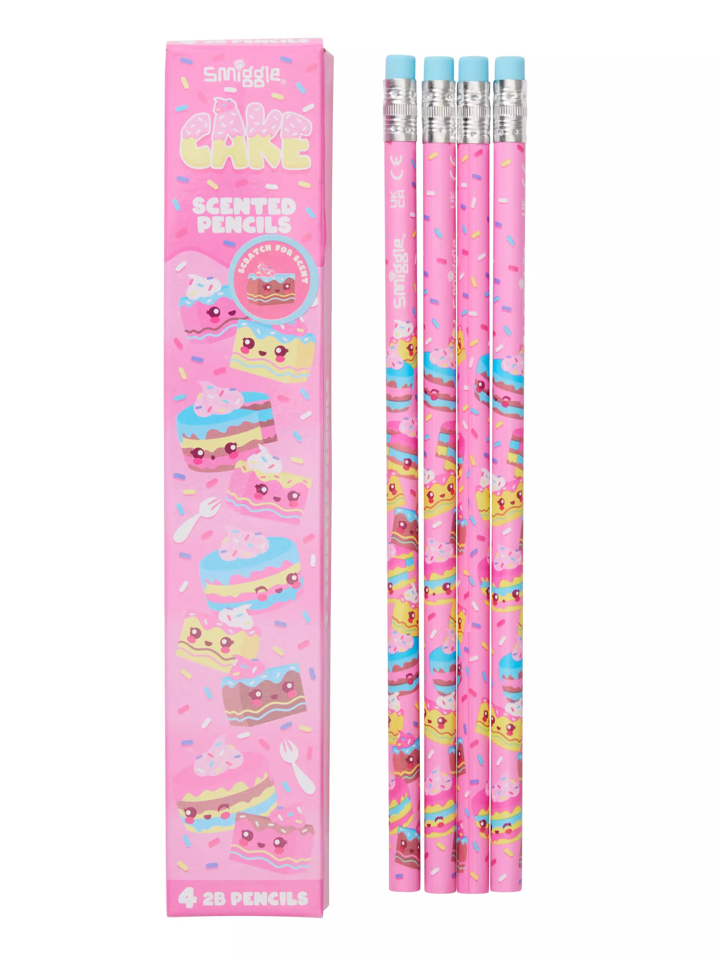 Smiggle - Scented 4-Pack Pencil Set