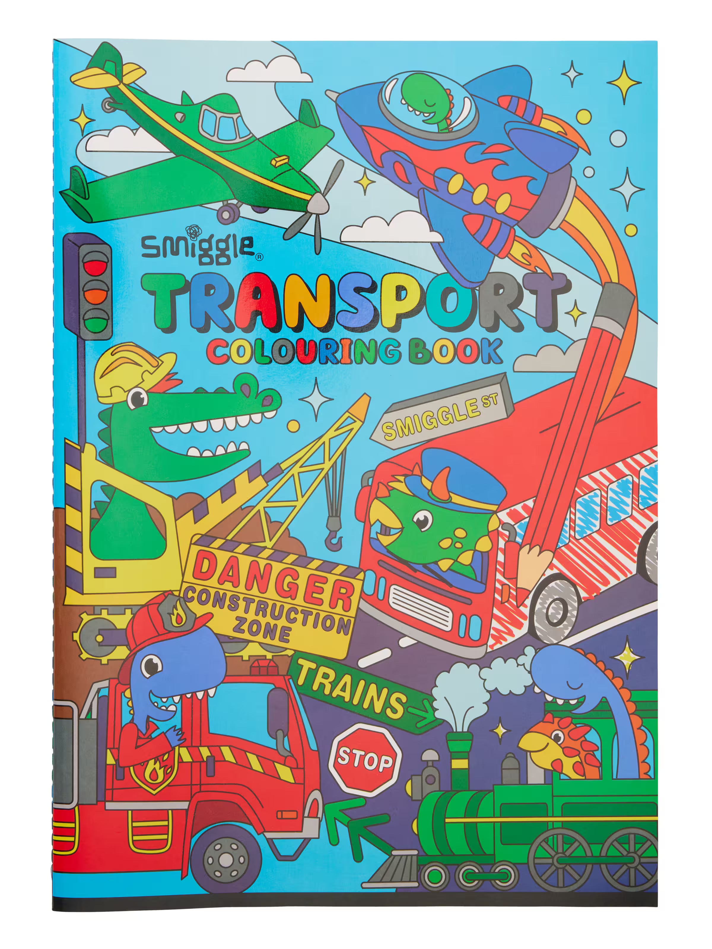 Smiggle - My Vehicles Colouring Book