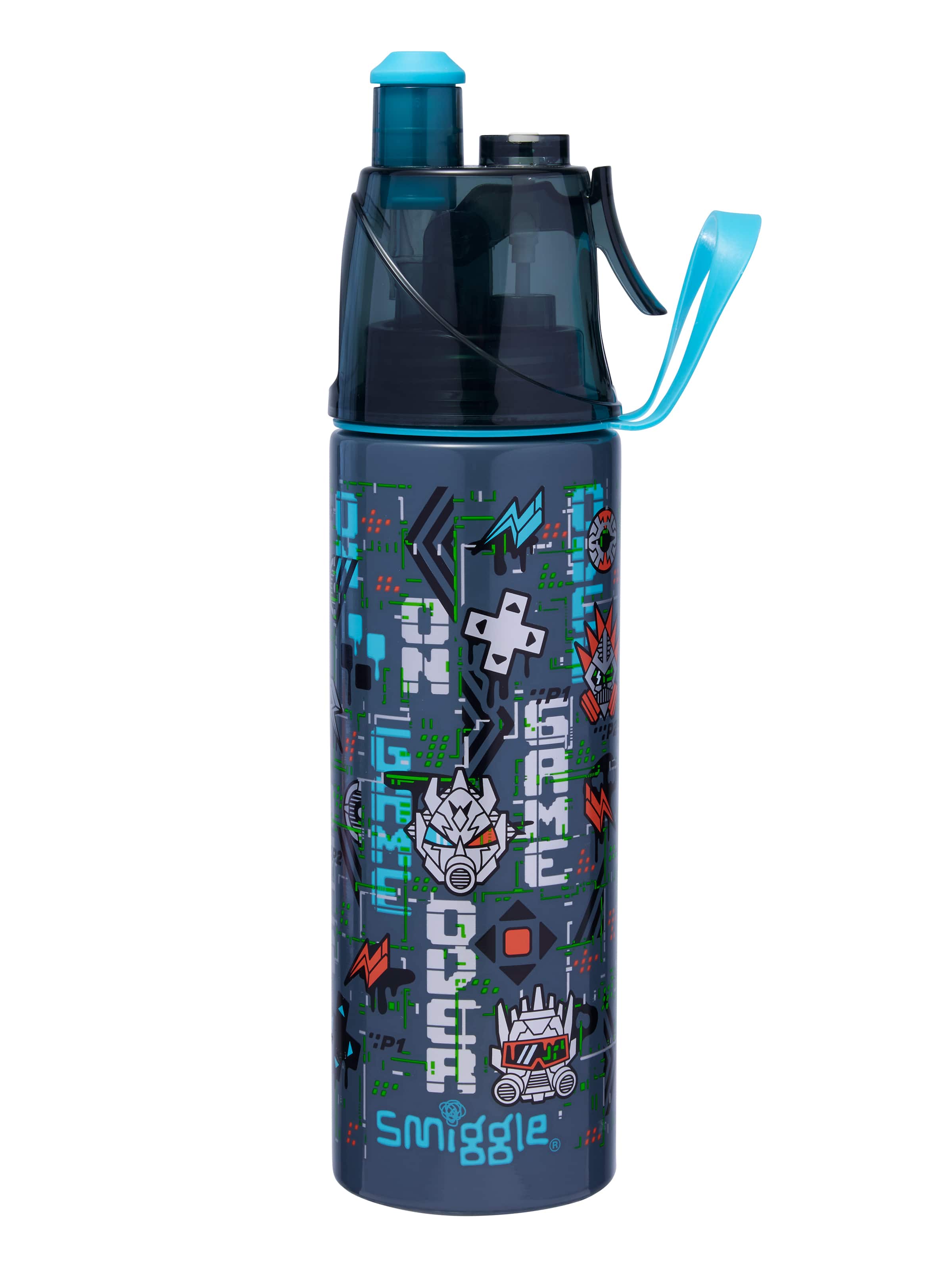 Smiggle - Trailblazer Water Spray 500ML Steel Bottle