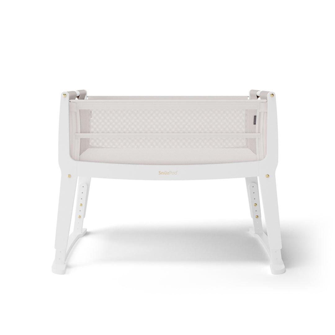 Snuz SnuzPod Studio Bedside Crib - Paris White-Bedside Cribs-Paris White- | Natural Baby Shower