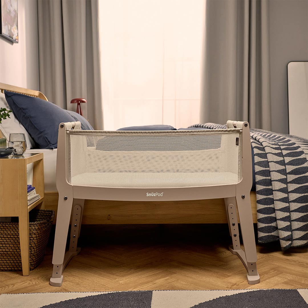 SnuzPod Studio Bedside Crib - Milan-Bedside Cribs-Milan-One Size | Natural Baby Shower