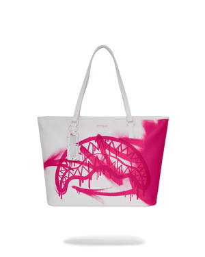 Sprayground - Storm Pink White Tote Shoulder Bag