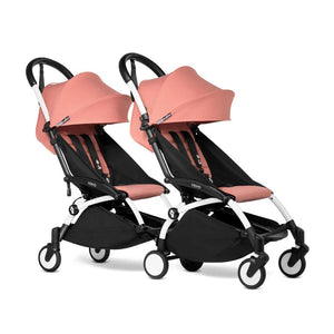 Stokke YOYO3 Stroller from 6 + for twins-Strollers-Ginger-White | Natural Baby Shower
