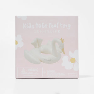 Sunnylife - Princess Swan Kids Inflatable Swim Ring for Sea and Pool