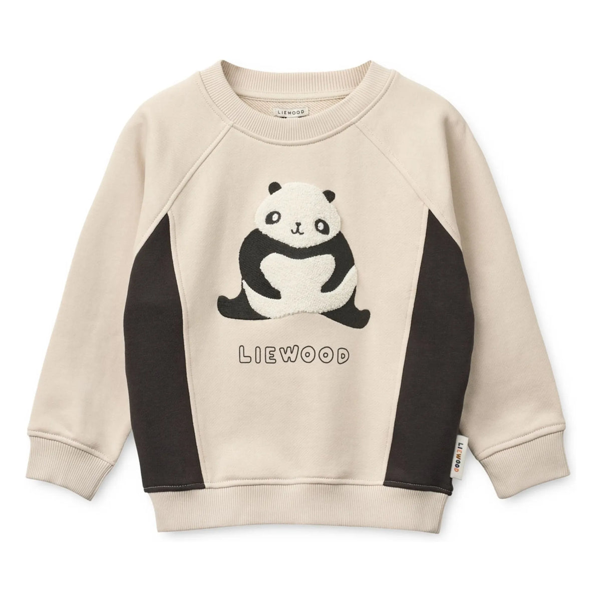 Liewood - Sweat Aude Panda Organic Cotton | Ecru