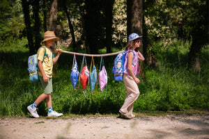 The Cotton Cloud - Funky Dogs Drawstring Backpack