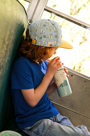 The Cotton Cloud - Meowful Cats 420ML Stainless Steel Hidden Straw Water Bottle