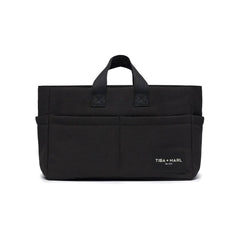 Tiba + Marl Canvas Caddy - Black-Changing Bags-Black- | Natural Baby Shower
