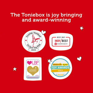 Tonies Sunspeed Explorers Clever Tonie 4pk-Audio Player Cards + Characters- | Natural Baby Shower