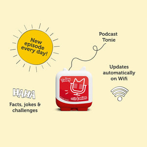 Tonies Today With Tonies Podcast-Audio Player Cards + Characters- | Natural Baby Shower