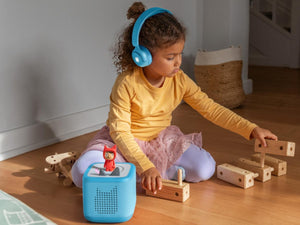 Tonies - Toniebox 2 Bluetooth Cloud Blue Foldable Kids Headphones