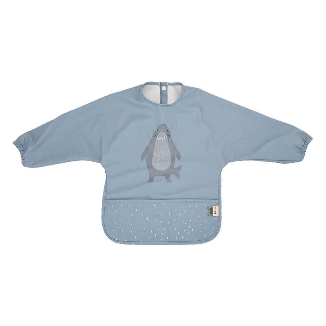 Trixie Waterproof Long Sleeve Bib - Mr. Shark-Bibs-Mr. Shark- | Natural Baby Shower