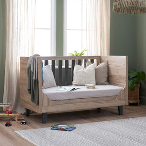 Tutti Bambini Como 2 Piece Room Set - Distressed Oak/Slate Grey-Nursery Sets-Distressed Oak/Slate Grey-No Mattress | Natural Baby Shower