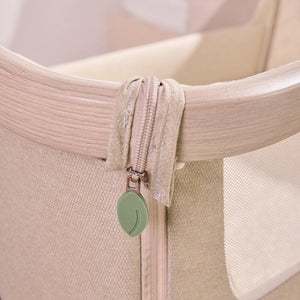 Tutti Bambini Cozee Air 2 Bedside Crib - Soft Walnut / Cocoa-Cribs-Soft Walnut / Cocoa- | Natural Baby Shower