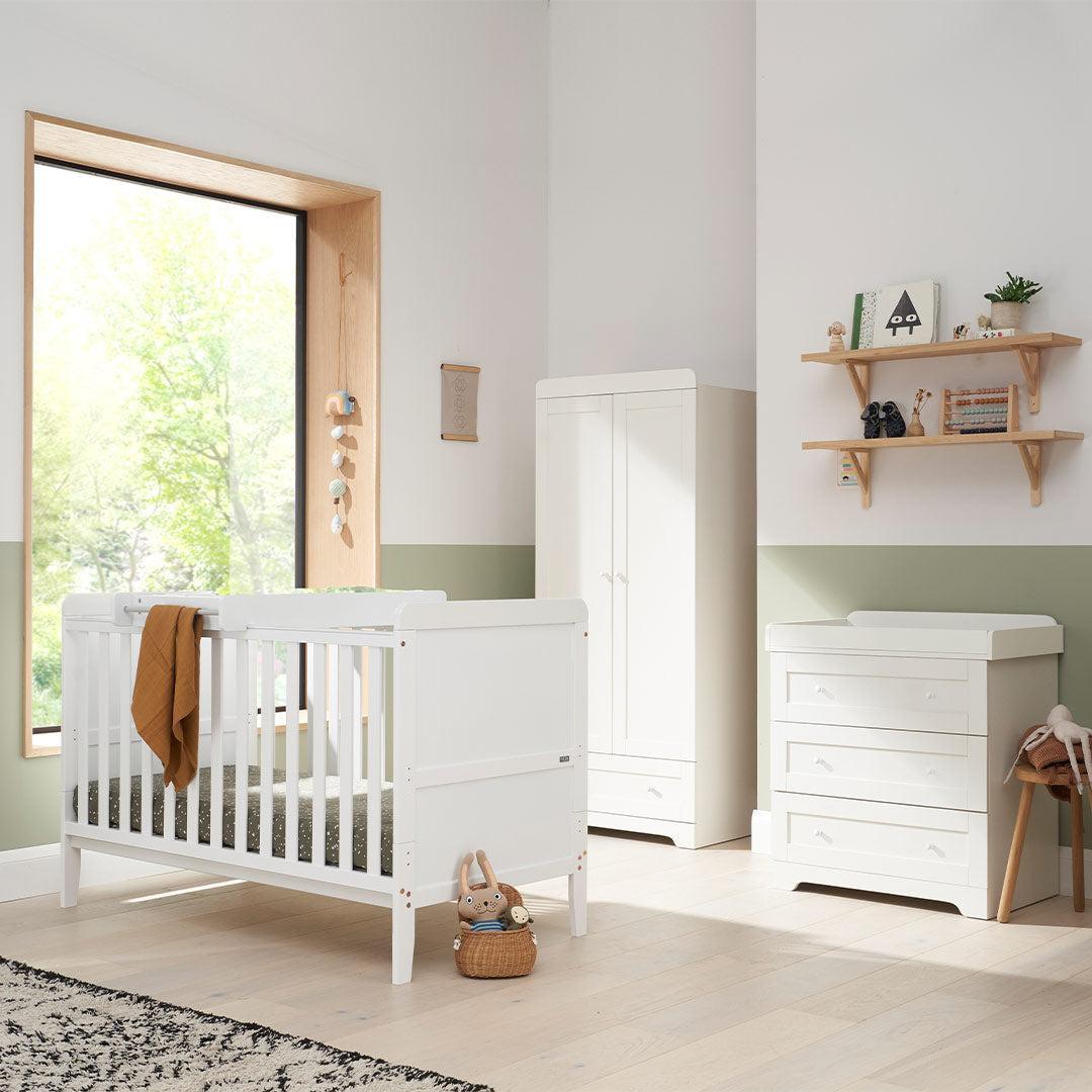 Tutti Bambini Rio 3pc Room Set - White-Nursery Sets-White- | Natural Baby Shower