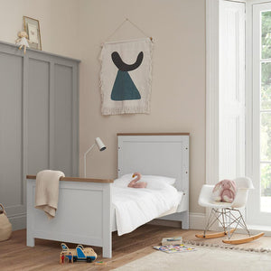 Tutti Bambini Verona 3 Piece Room Set - Dove Grey/Oak-Nursery Sets-Dove Grey/Oak-No Mattress | Natural Baby Shower