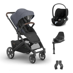 UPPAbaby CRUZ V3 + Cloud T Travel System-Travel Systems-Julian-CYBEX Base T | Natural Baby Shower