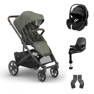 UPPAbaby CRUZ V3 + Pebble 360 Pro 2 Travel System-Travel Systems-Evelyn-Without Bassinet | Natural Baby Shower