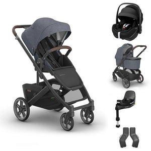 UPPAbaby CRUZ V3 + Pebble 360 Pro 2 Travel System-Travel Systems-Julian-With Bassinet | Natural Baby Shower