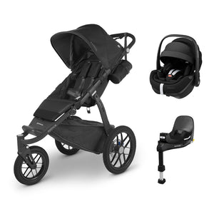 UPPABaby RIDGE + Pebble 360 Pro Travel System - Jake-Travel Systems-Pebble 360 Pro Base- | Natural Baby Shower