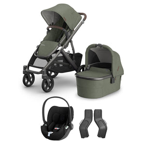 UPPAbaby VISTA V3 + Cloud T Travel System-Travel Systems-Kenzi-No Base | Natural Baby Shower