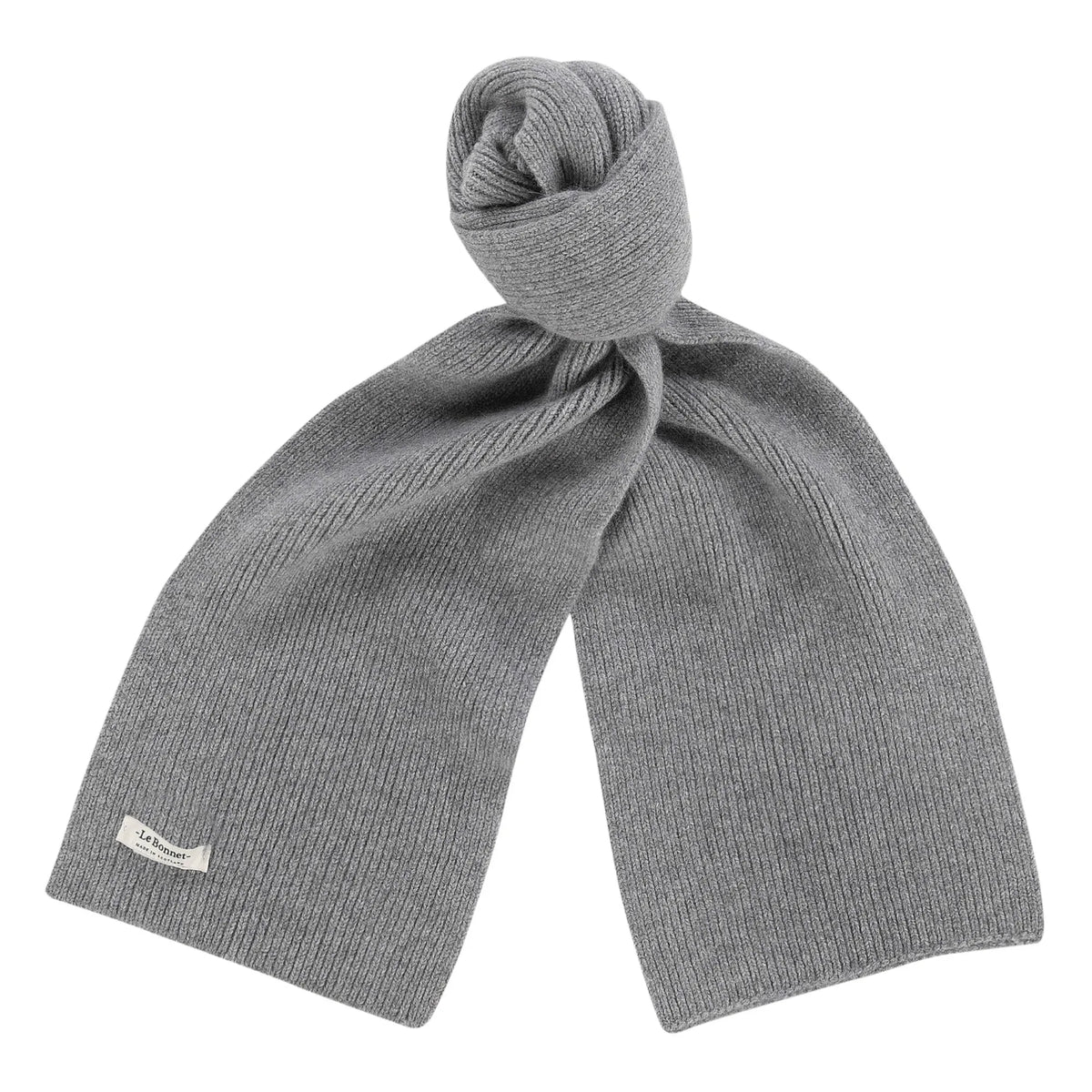 Le Bonnet Amsterdam - Wool and Angora scarf | Gray
