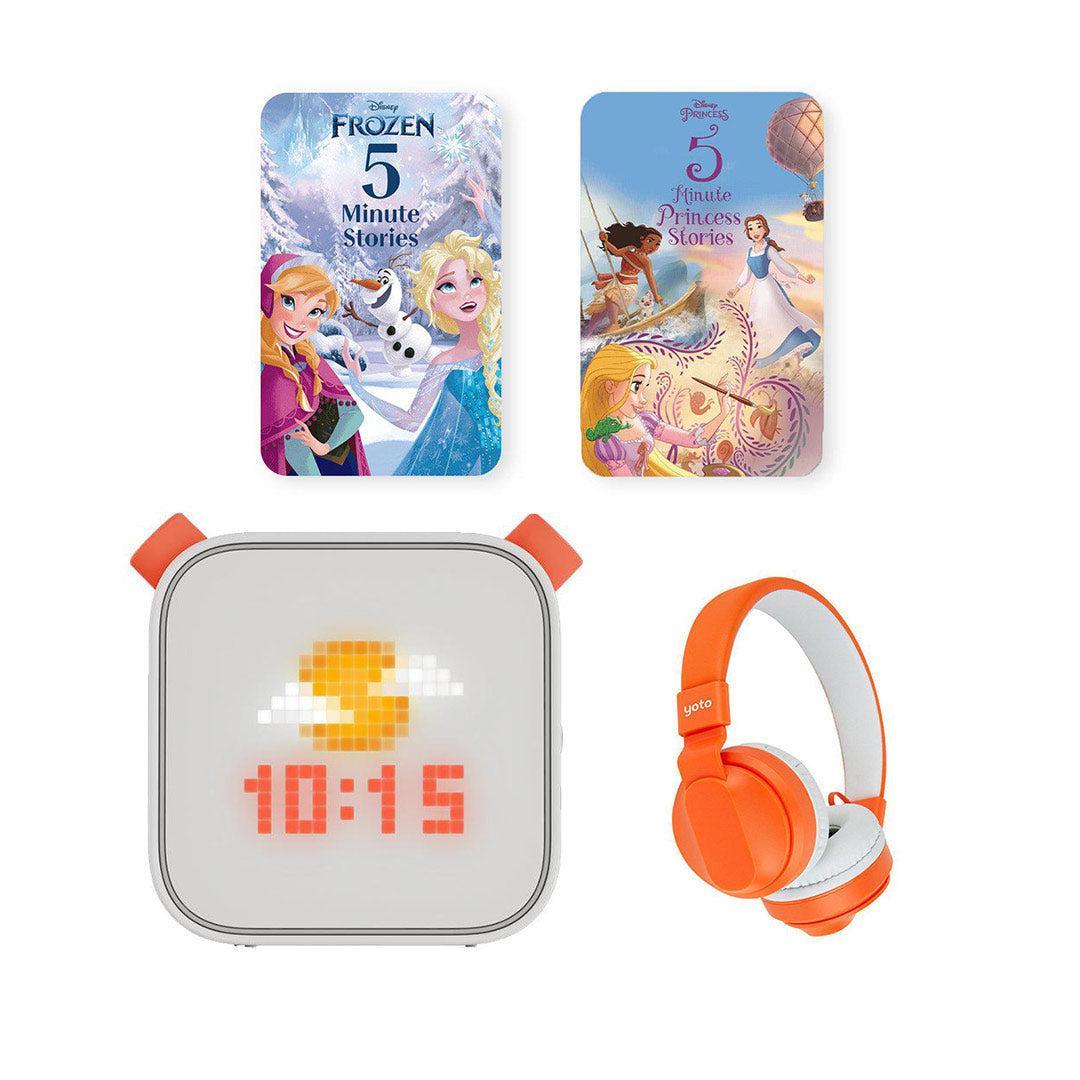 Yoto Player Bundle - 5 Minute Stories: Disney Princess | 3rd Gen-Audio Players-No Headphones- | Natural Baby Shower