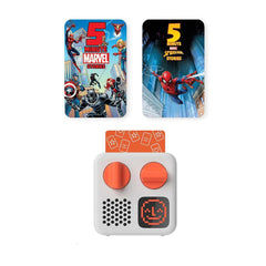 Yoto Mini Player Bundle - 5 Minute Stories: Marvel | 2024 Edition-Audio Players-No Headphones- | Natural Baby Shower