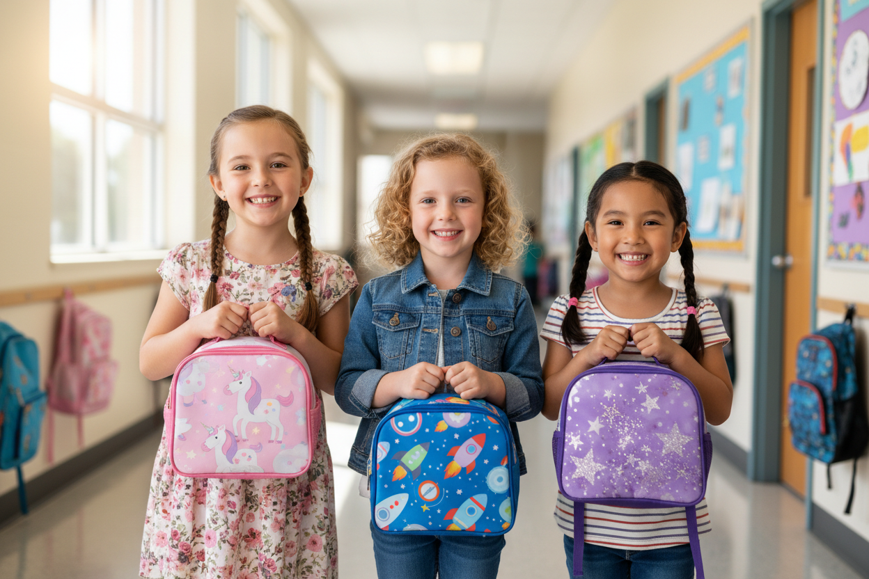 Kız Çocuk Beslenme Çantaları