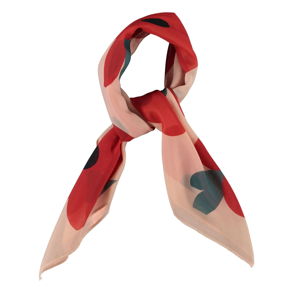 Piupiuchick - Floral Print Scarf | Powder Pink