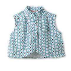 Fabula - Floral Print Blouse | Light Blue