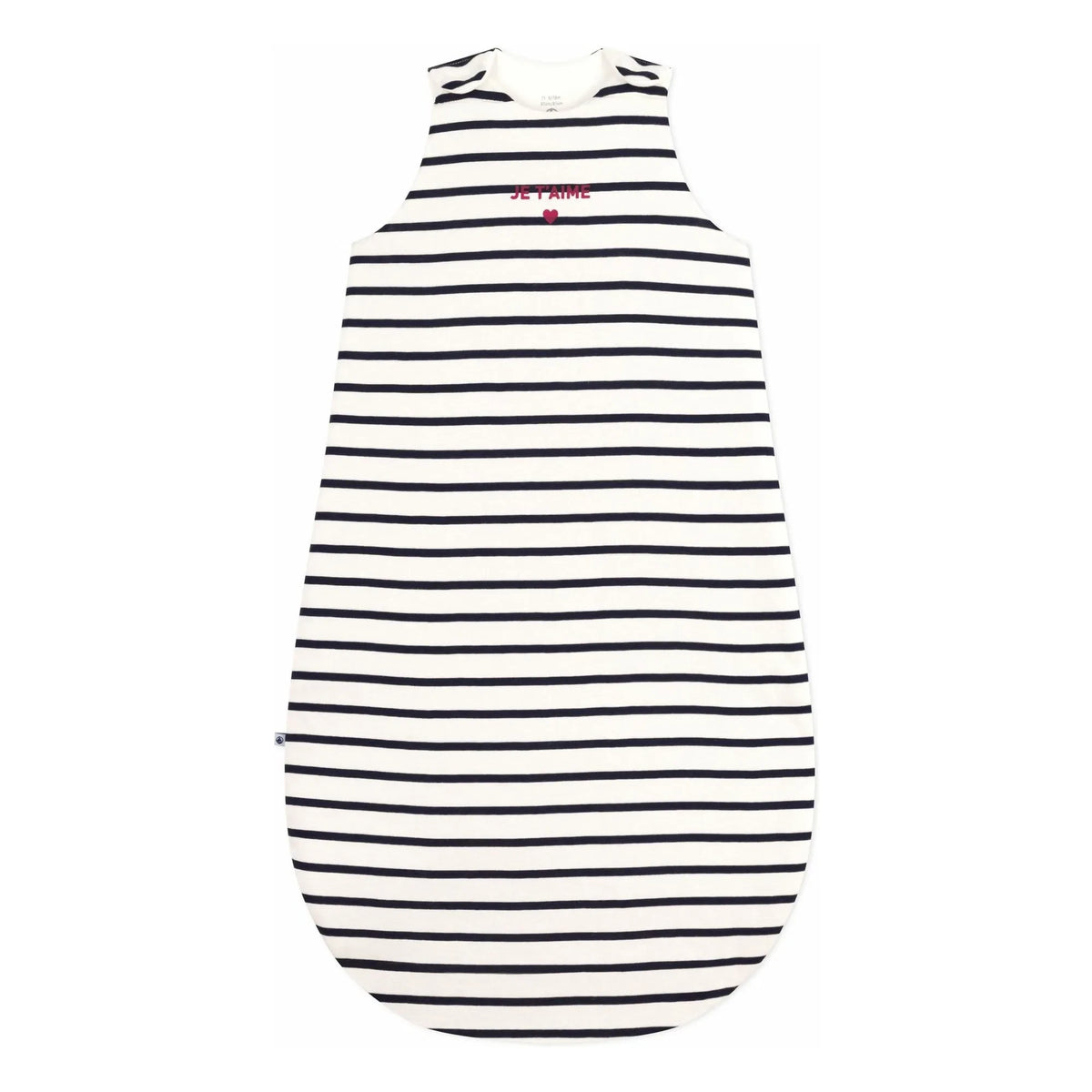 Petit Bateau - Je T'aime Cotton Filled Sleeping Bag | White