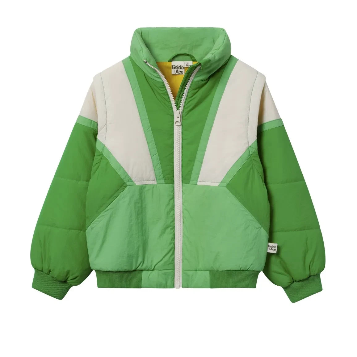 Goldie + Ace - Removable Sleeve Retro Jacket | Green