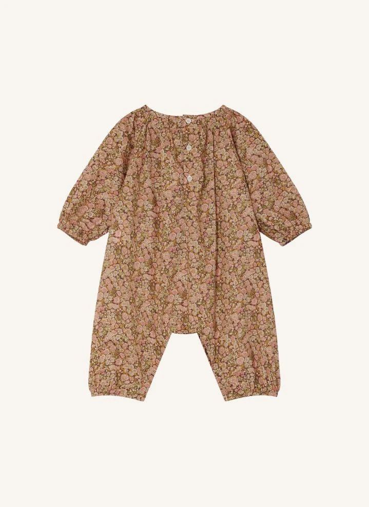 Bonpoint - Jia Liberty Organic Cotton Romper | Mauve