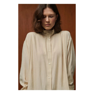 BELLEPIECE - Lee Silk Blouse | Latte