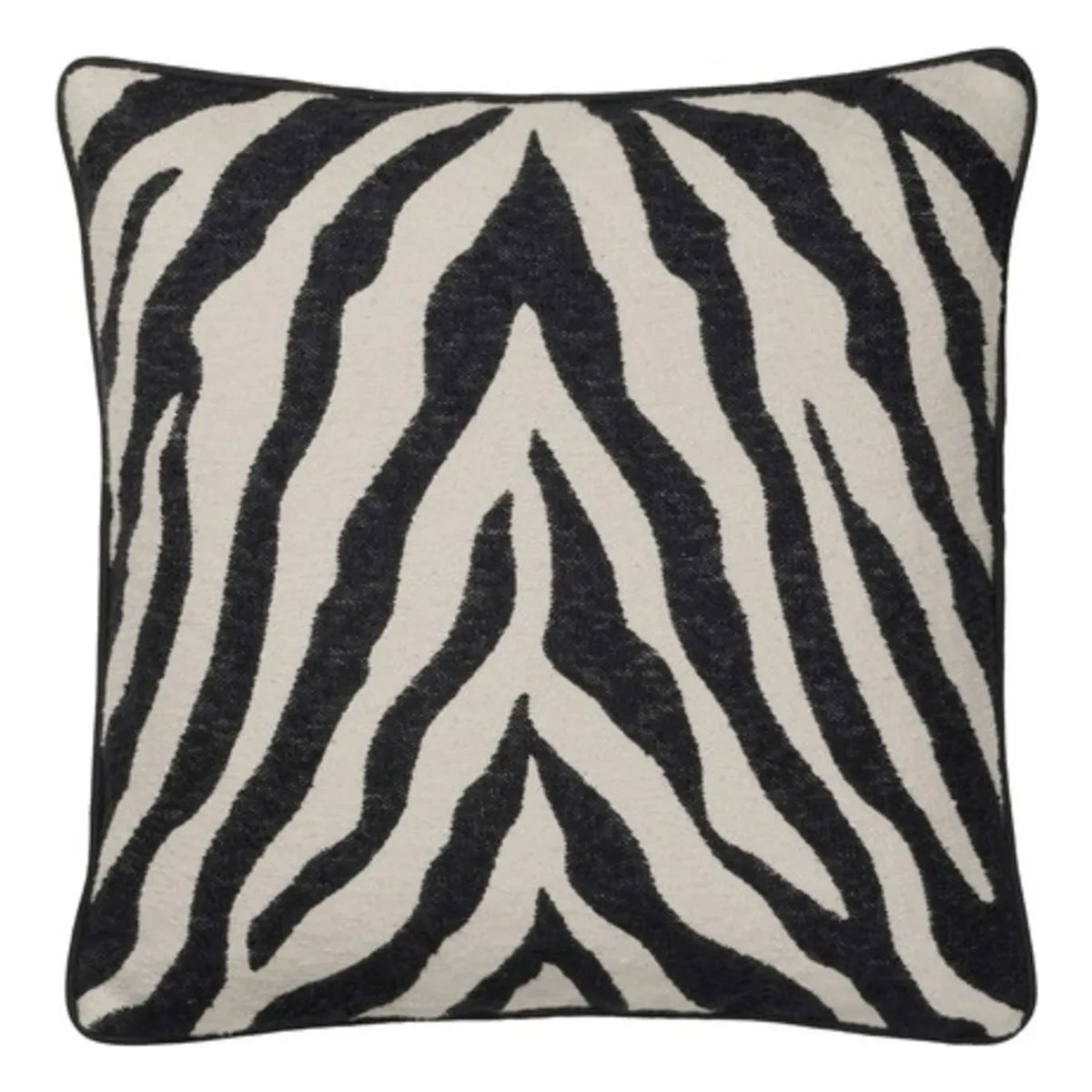 Broste Copenhagen - Zebra Pillow Cover | Noir/White
