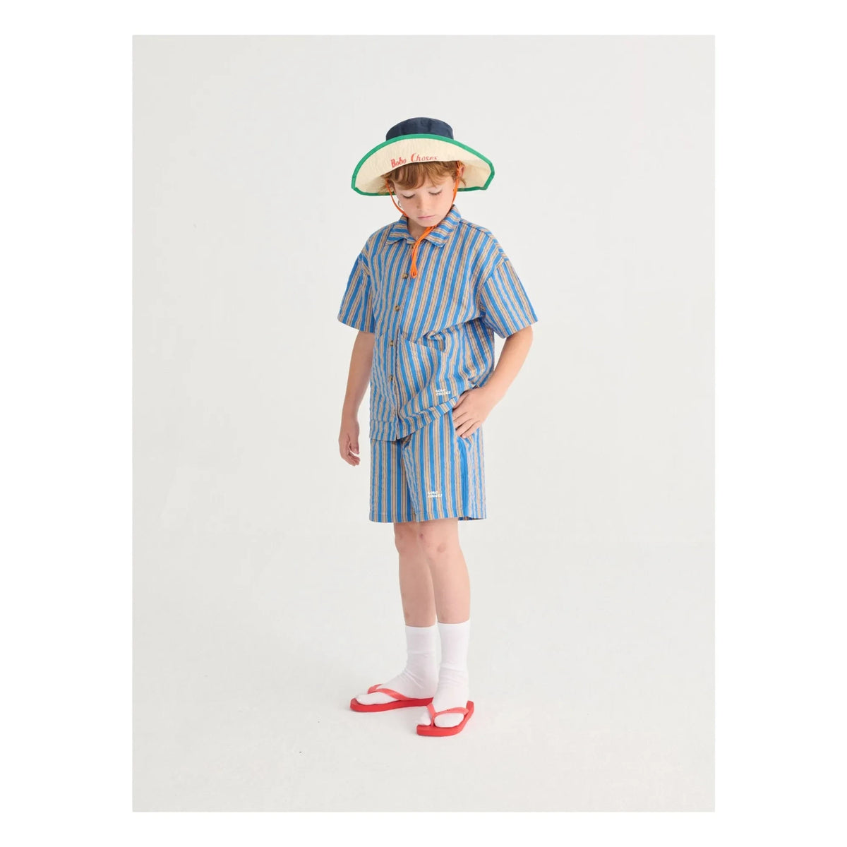 Bobo Choses - Striped Shorts | Blue