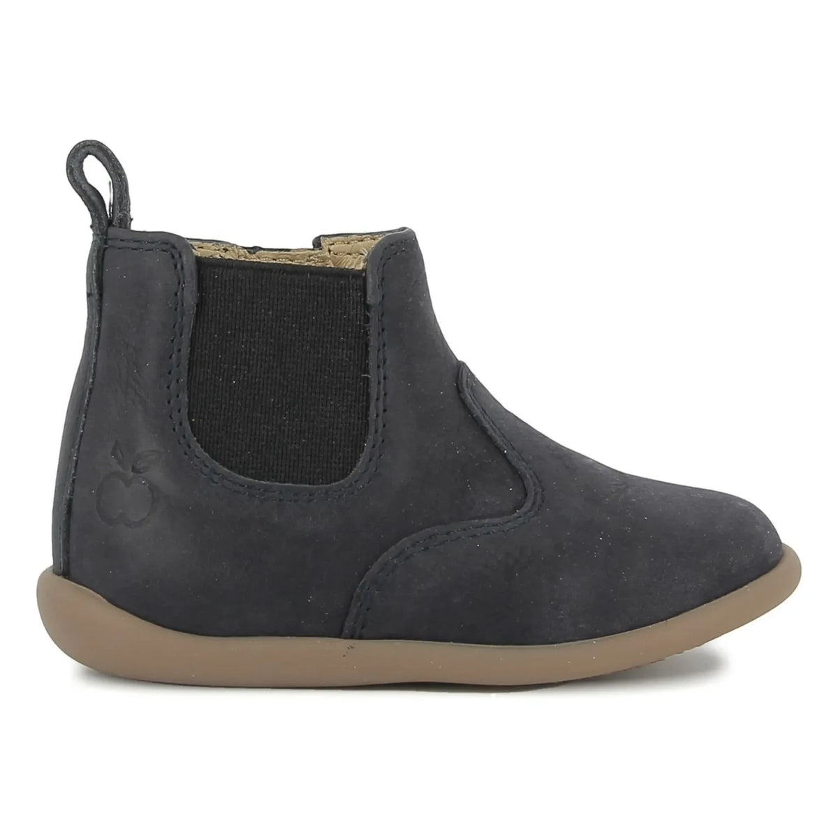 Pom d'Api - Nubuck High Ankle Boots | Navy