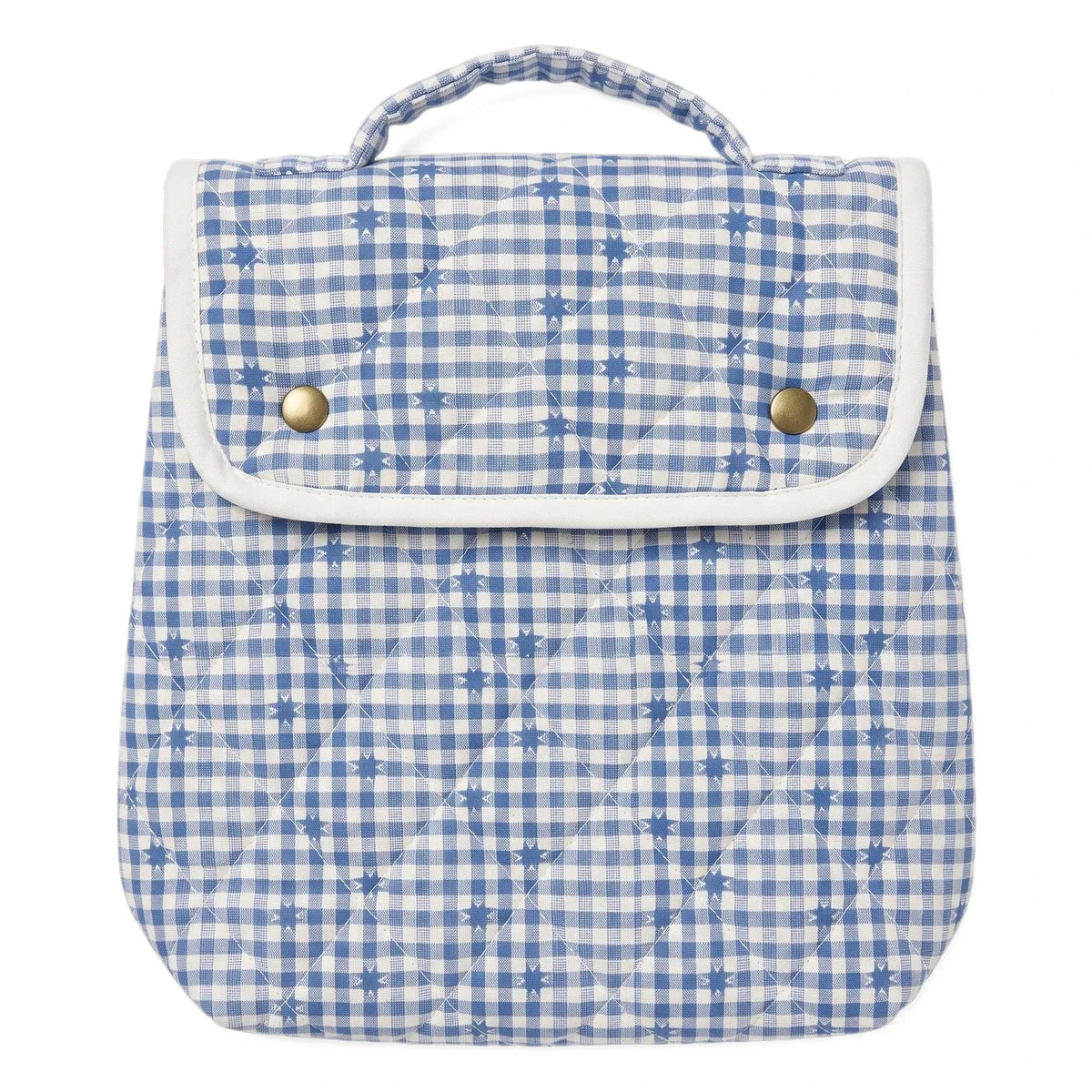 Editions Aimable - Simone snack bag | Blue Vichy Cotton
