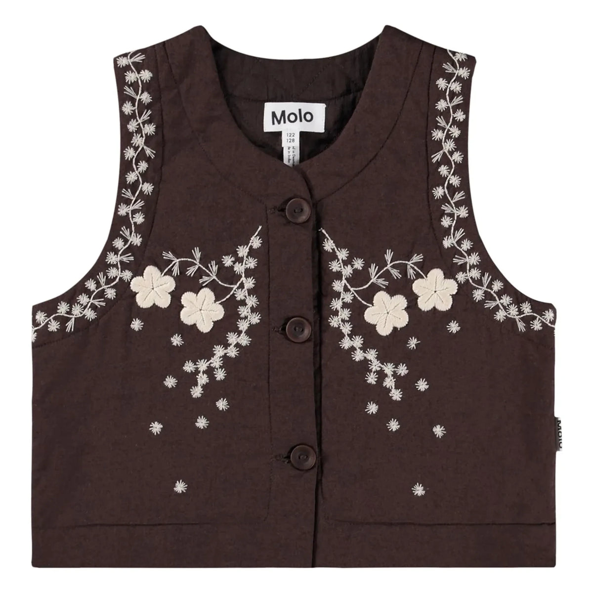 Molo - Heather Floral Pattern Sleeveless Vest
