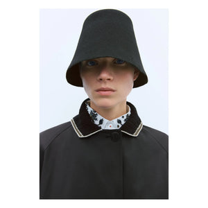 Cordera - Cropped collar jacket | Black