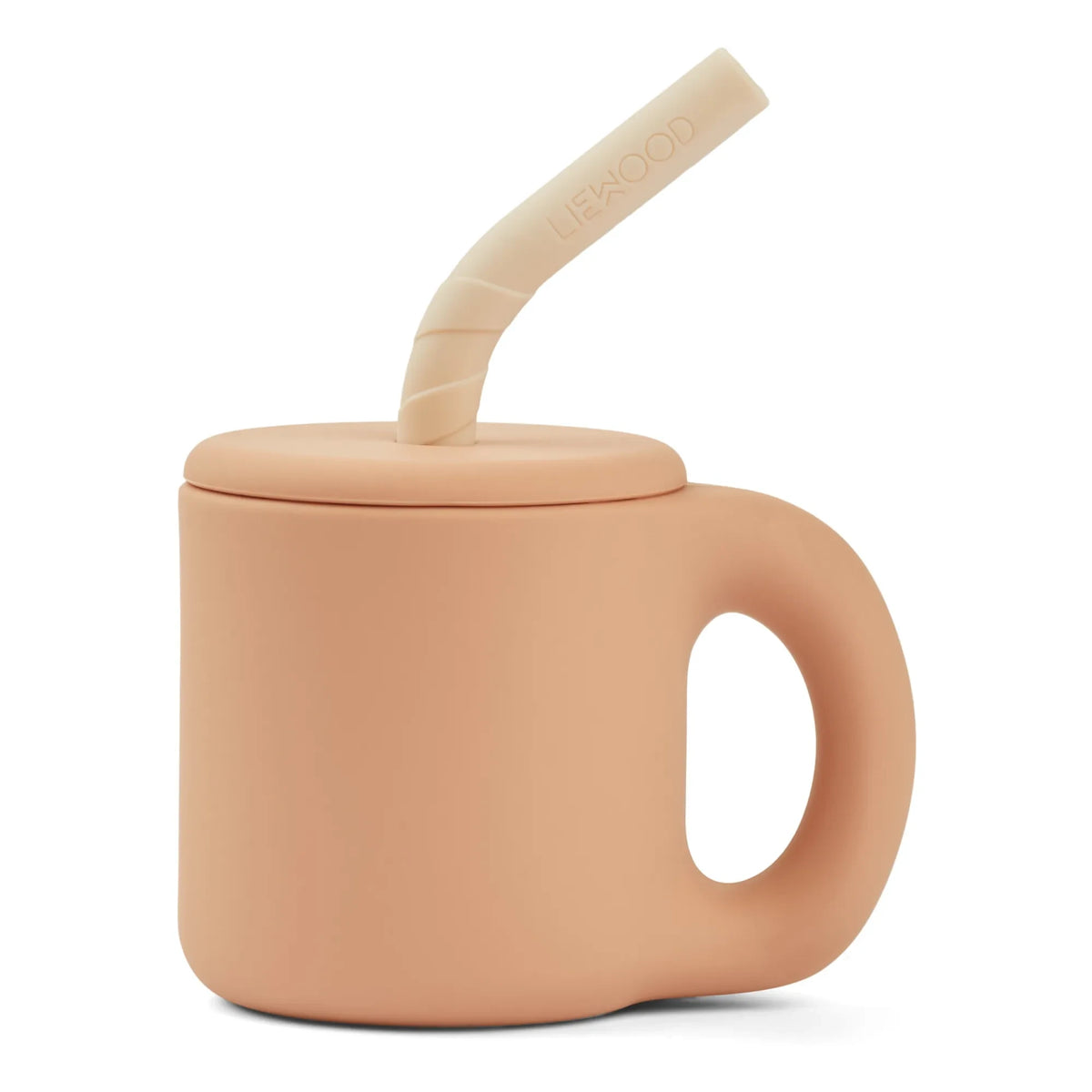Liewood - Jenna Silicone Straw Cup | Light Pink