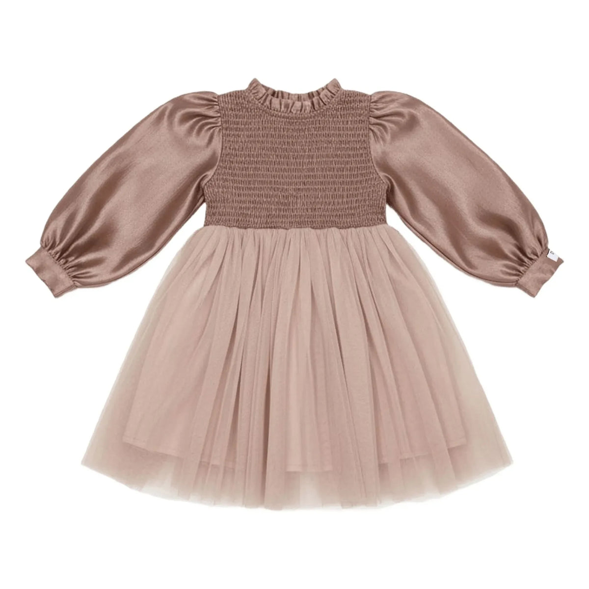 Donsje - Janice Double Material Drawstring Dress | Pink