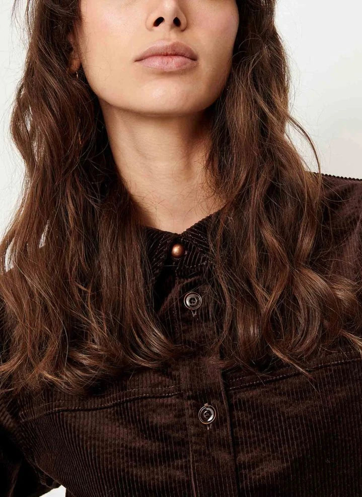Sessùn - Leotown organic cotton blouse | Brown