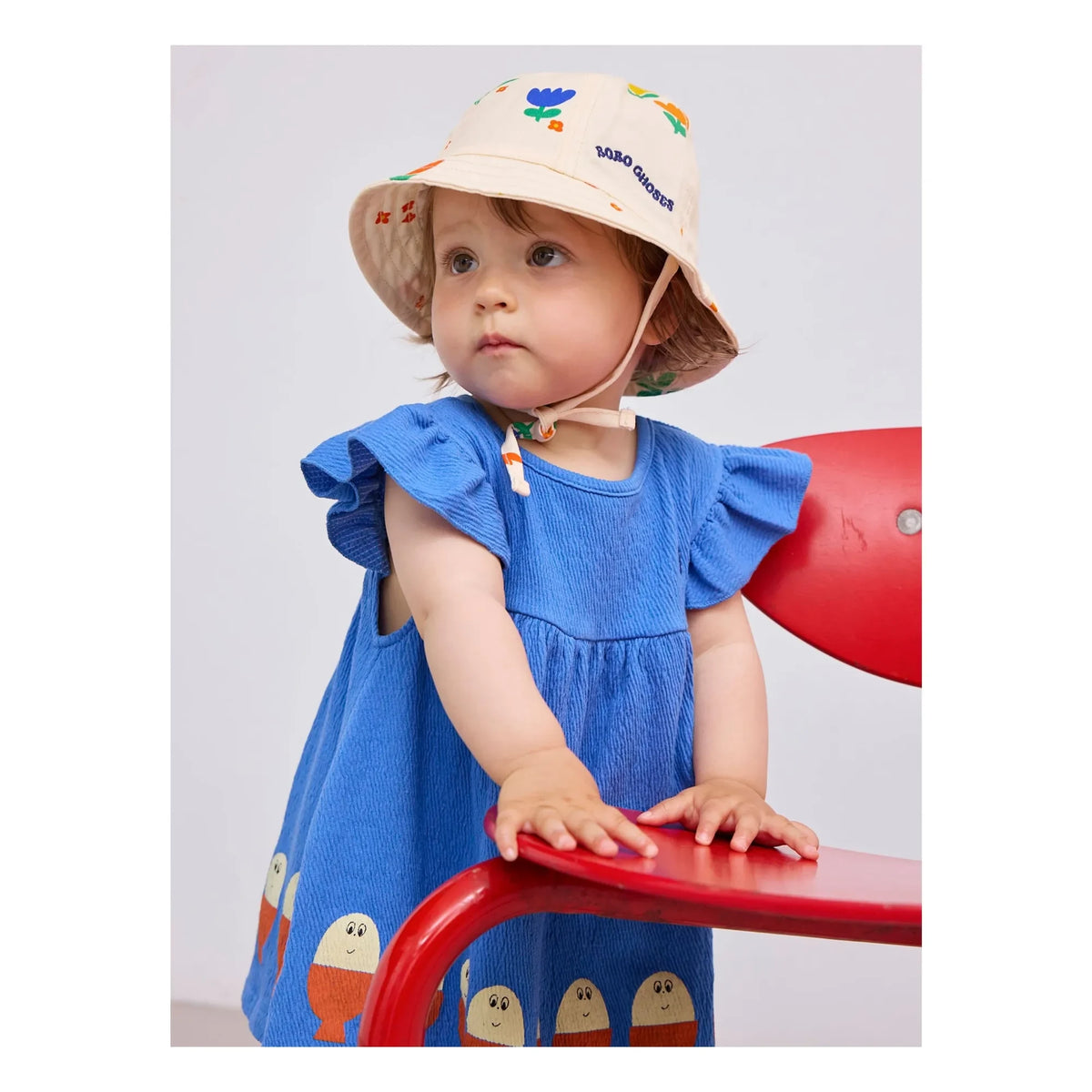 Bobo Choses - Floral Hat | Ecru