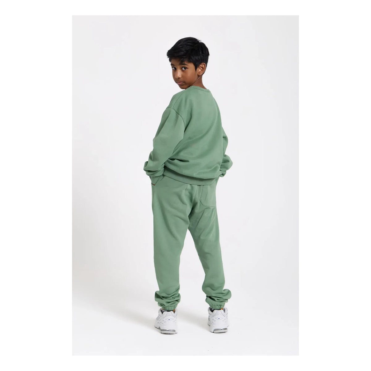Smallable Kid - Rush organic cotton joggers | Khaki