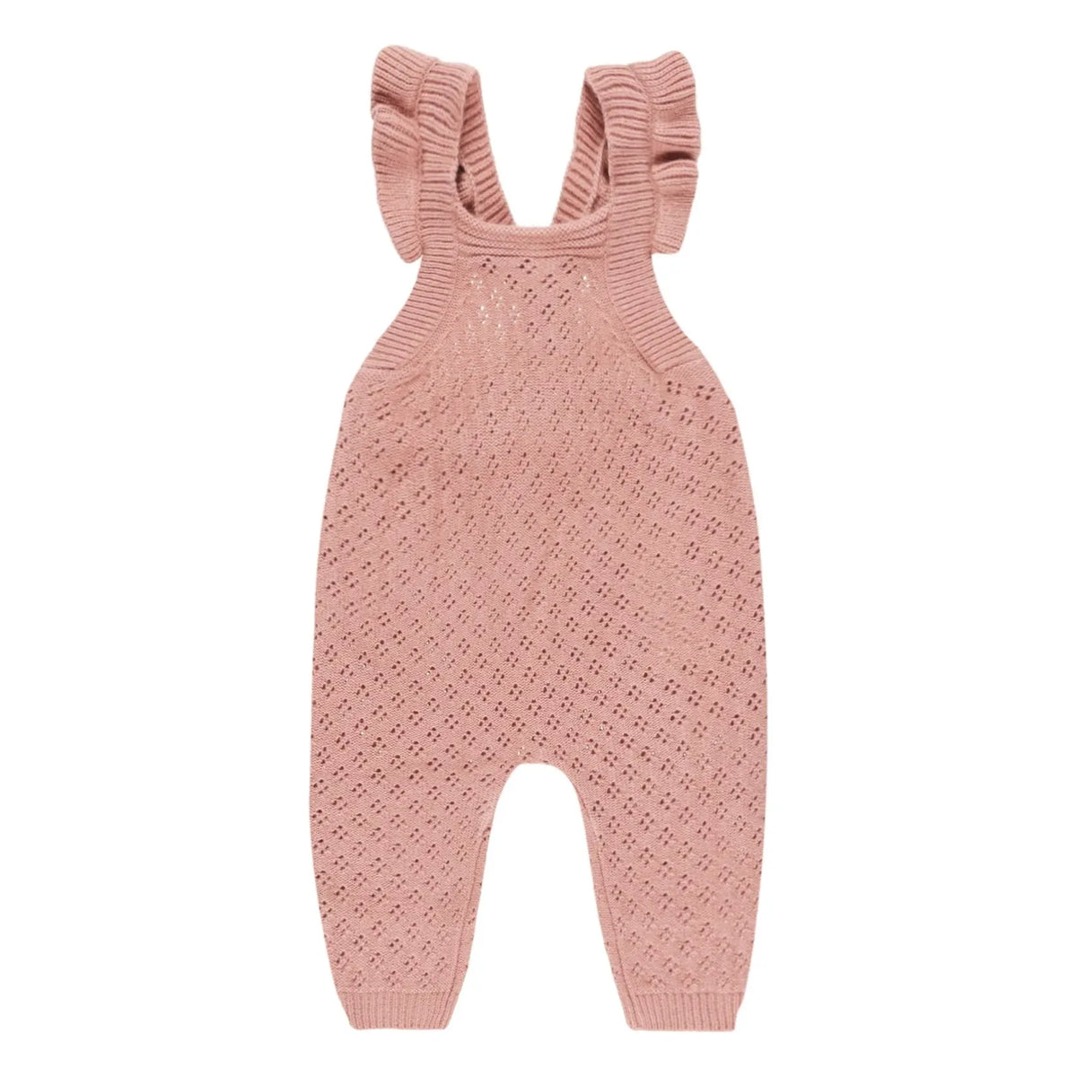 Quincy Mae - Knitted Romper | Dusty Pink